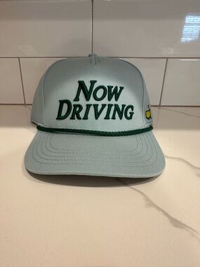 2026 Masters Light Blue 'Now Driving' Trucker Hat